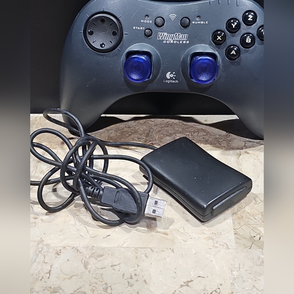 Logitech Wingman 2.4ghz Cordless PC Controller Rumble Wireless Handheld Great - Picture 3 of 7